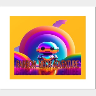 Rainbow Mech Adventure Posters and Art